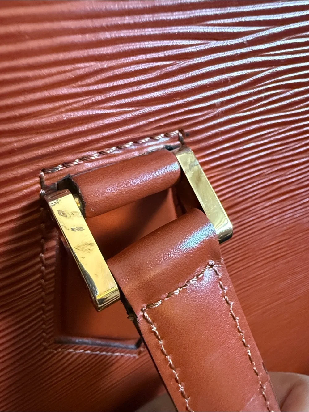 Louis Vuitton Epi Duplex tote in  Kenyan fawn RARE VINTAGE